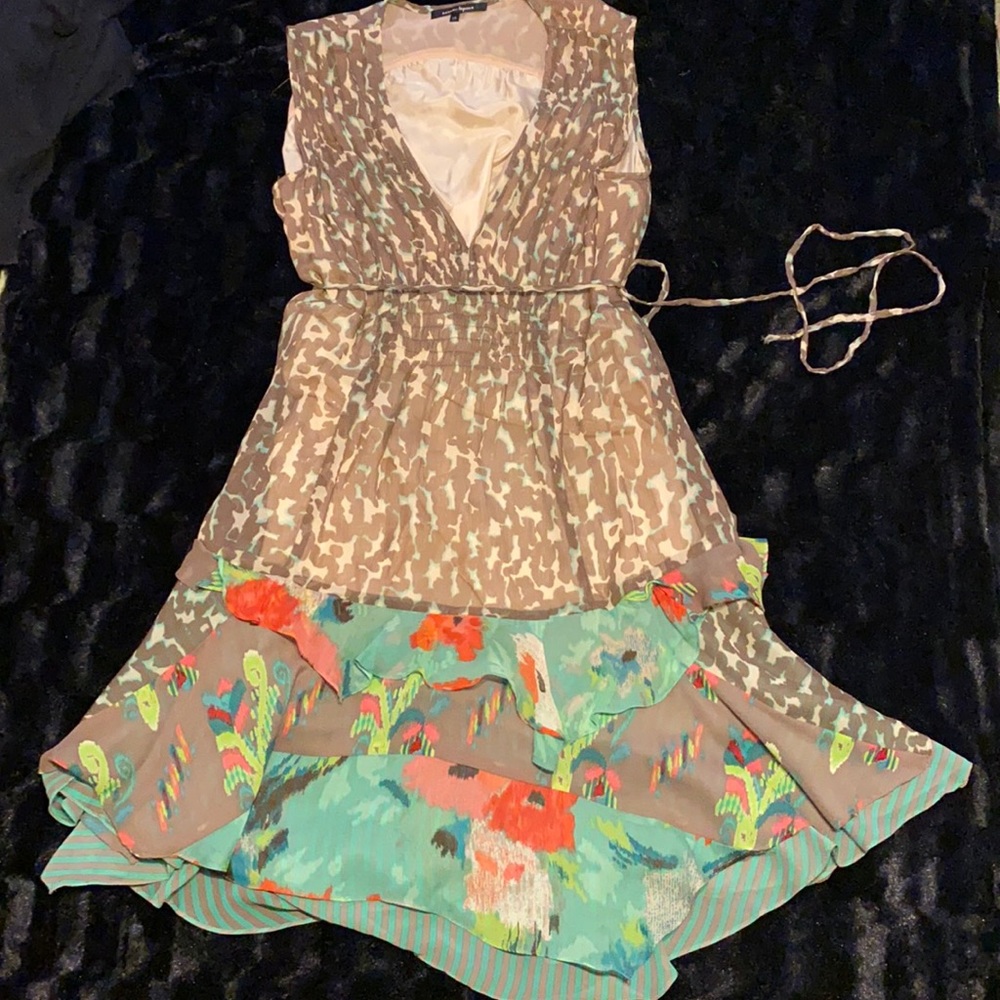 Nanette Lepore silk dress nwot empire waist.